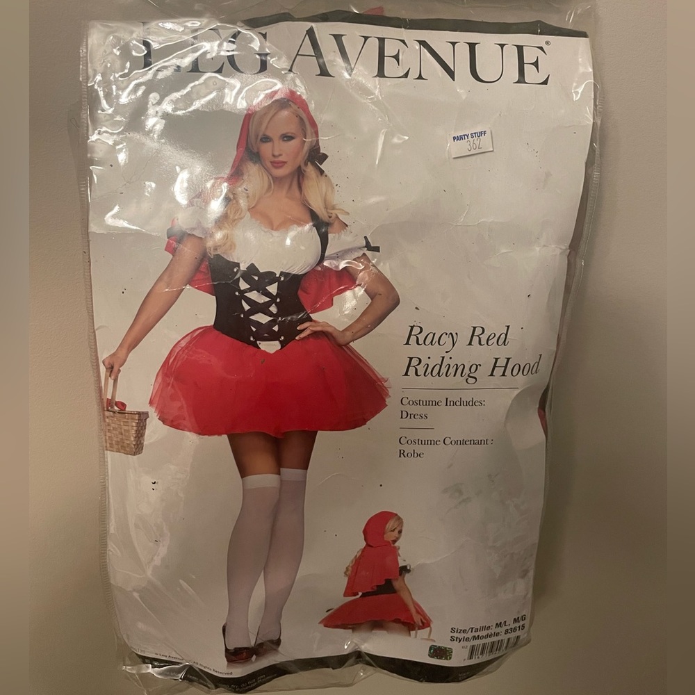 Leg Avenue Racy Red Riding Hood Dress